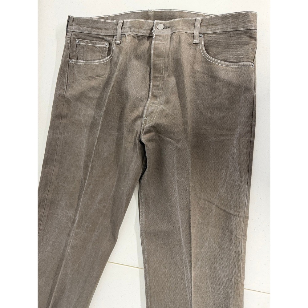Levi's 501 Original Fit Jeans - Brown Denim - Size 42x32 - Picture 2 of 16